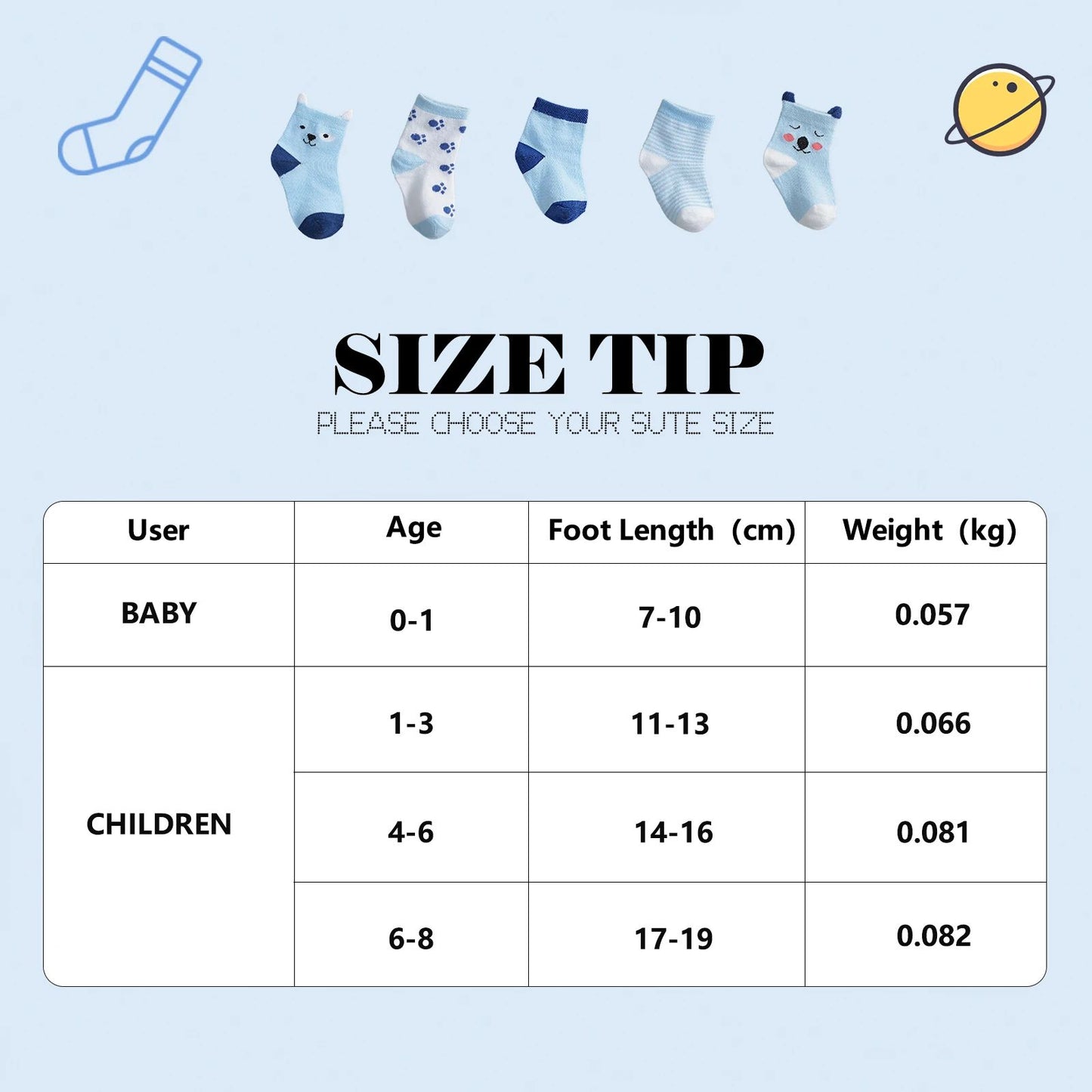 10 Pairs Baby Socks Newborn Baby Boy Girls Infant Cute Cartoons Fashion Soft Cotton Short Socks For 0-3 Years Kid's Socks