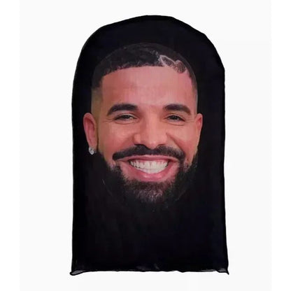 3D Printed Celebrity Realistic Face Mask Stretch Mesh Full Face Mask Men Role Play Headdress Hip Hop Balaclava Cosplay Mask