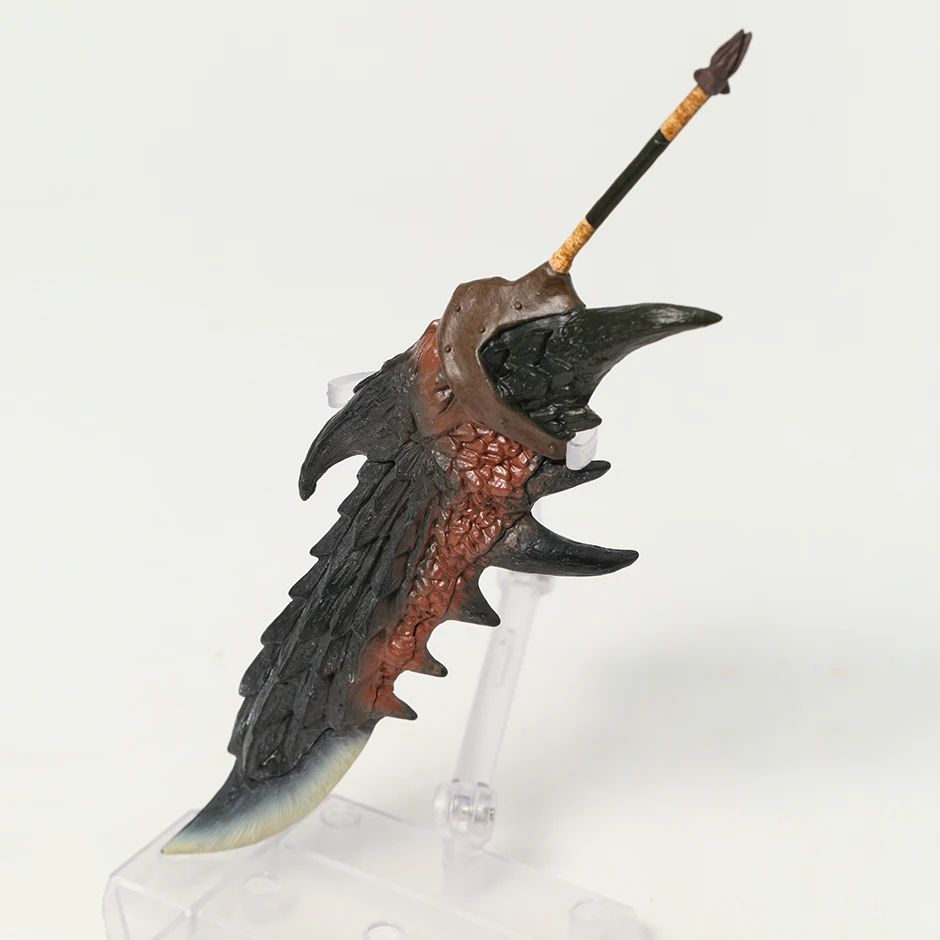 Modelo de brinquedo colecionável do boneco de ação do espadachim com armadura de Zinogre/Rathalos de Monster Hunter para presente de Natal
