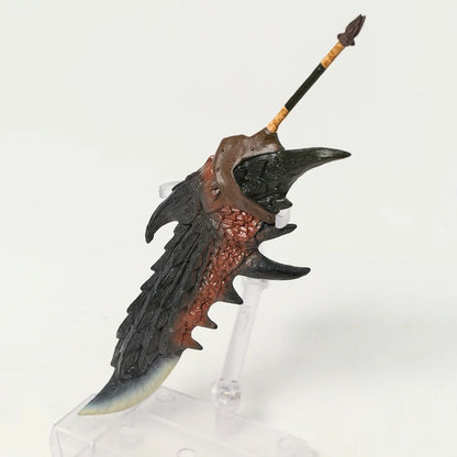 Modelo de brinquedo colecionável do boneco de ação do espadachim com armadura de Zinogre/Rathalos de Monster Hunter para presente de Natal