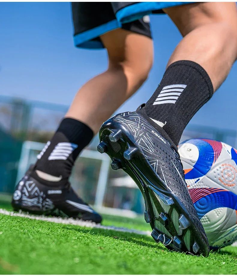 TF/FG Men Soccer Shoes Society Professional Football Field Boots Original Comfortable Top Quality Cleats Football Shoes Tenis