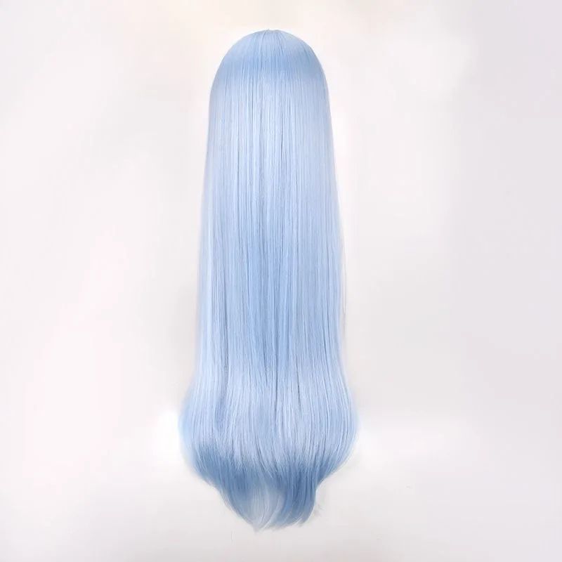 Peruca Ram Rem Cosplay de Cabelo Liso Longo para Anime Shows e Convenções Fabricante Chinês de Alta Qualidade Origem