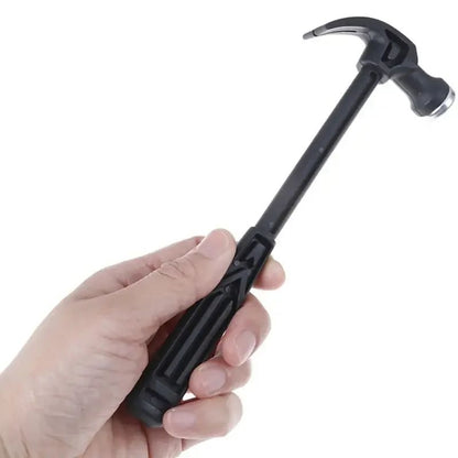 Martelo de Garra Multifuncional com Cabo de Aço Martelo de Segurança para Pregos Sem Marcação Quebra-Vidros Ferramentas Domésticas