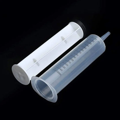 1 seringa de grande capacidade de 150ml-500ml, bomba reutilizável, medição, tubo de 1,3m, alimentação, tinta, seringa grande, nutrientes hidropônicos