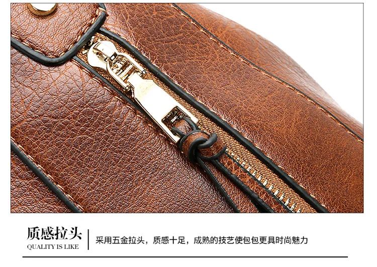 New women's handbag, single shoulder crossbody bag, PU women's tote bag, large capacity women's bag