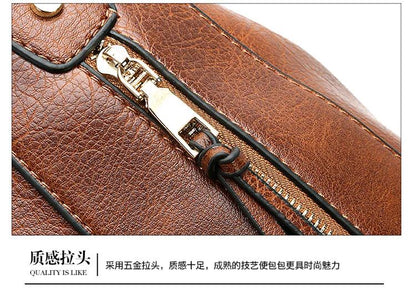 New women's handbag, single shoulder crossbody bag, PU women's tote bag, large capacity women's bag