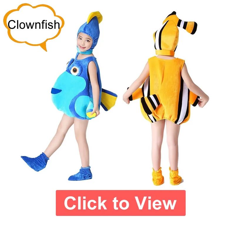 Sea Turtle Cosplay Costume Children‘s Marine animals Performance Clothing Set Hat Clothes Shoe Kids Anime Octopus Shark Dolphin