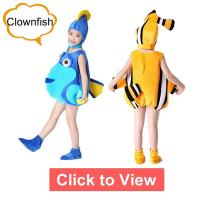 Sea Turtle Cosplay Costume Children‘s Marine animals Performance Clothing Set Hat Clothes Shoe Kids Anime Octopus Shark Dolphin