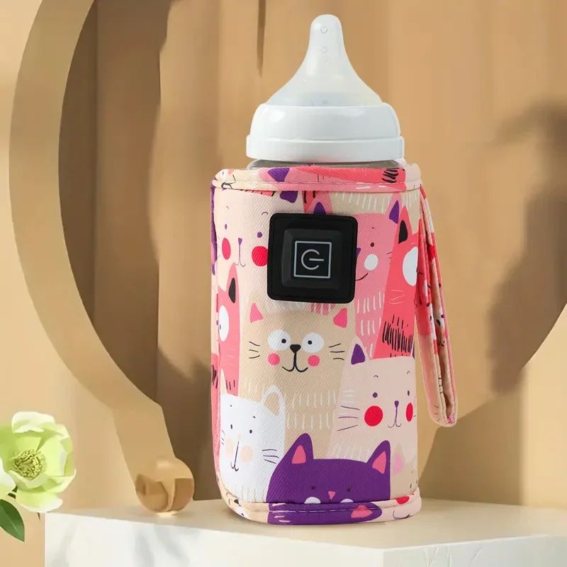 Bottle Warmer Multi Functional Bottle Heater Portable Adjustable USB Insulated Bag Baby Milk Food Warmer Tool Home Car Travel