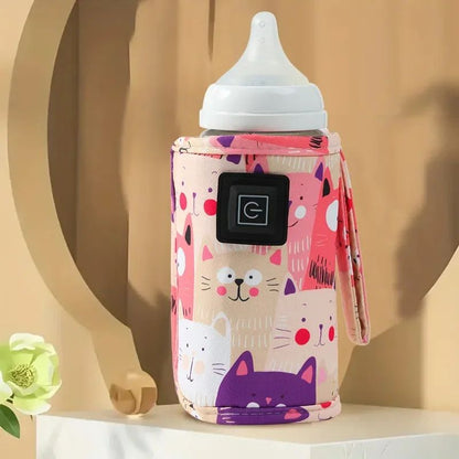 Bottle Warmer Multi Functional Bottle Heater Portable Adjustable USB Insulated Bag Baby Milk Food Warmer Tool Home Car Travel