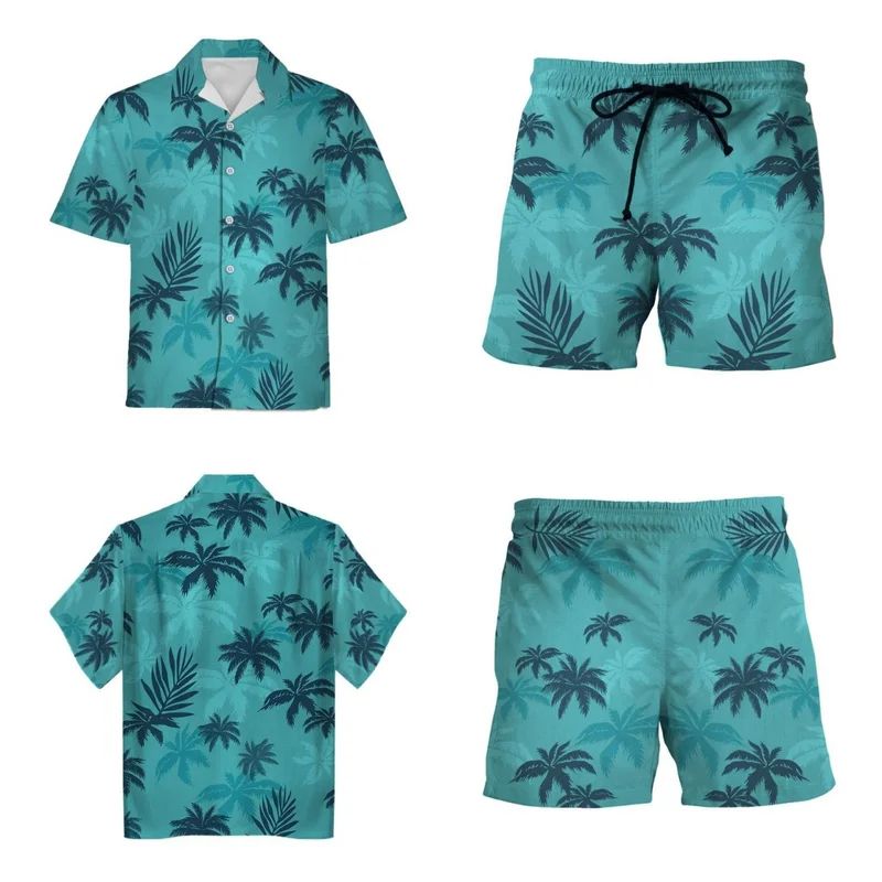AA GTA Vice City 3D Print Hawaiian Beach Shirts Men Women Casual Fashion Streetwear Short Sleeve Shirt Tops Blouse 2025 New