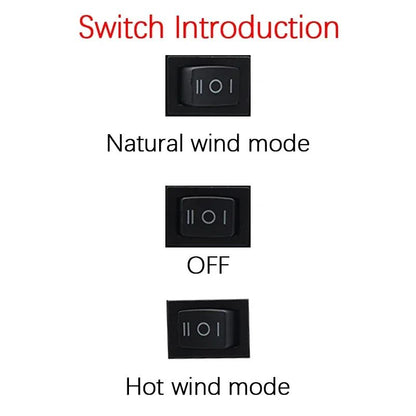 Power Tool Parts Lithium Electric Power Warm Air Blower Fan Heater Hot&Cold Wind Dual Mode For Makita For Bosch Li-ion Battery