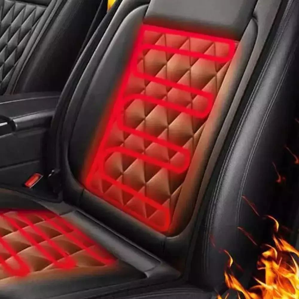 12-24v HeatedCar Seat Cover 30' Fast Car Seat Heater Cloth/Flannel Heated Car Seat Protector 25W Seat Heating Cover Car Seat