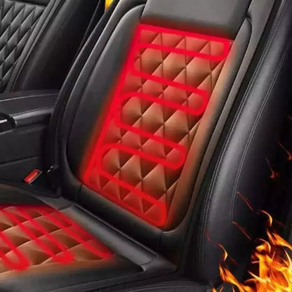 12-24v HeatedCar Seat Cover 30' Fast Car Seat Heater Cloth/Flannel Heated Car Seat Protector 25W Seat Heating Cover Car Seat
