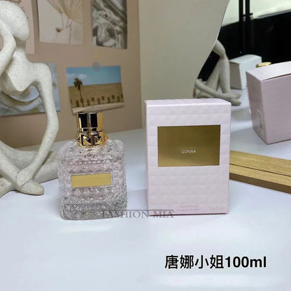 100ml Quente Marca Perfume Designer Garrafa de Vidro Mr Darkness Longa Duração Rosa Eau