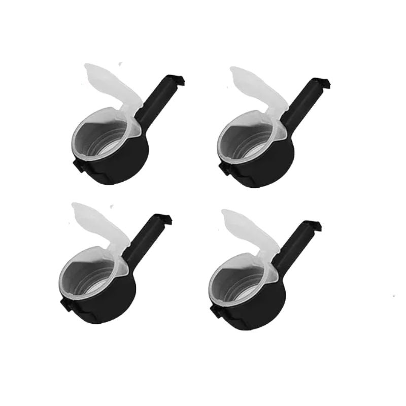 2 clipes de saco para alimentos, clipes de vedação para armazenamento de alimentos com bico, clipe de saco de batatas fritas de cozinha, clipe selador de tampa de plástico, armazenamento de cozinha