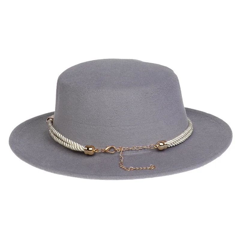 British Style Felt Fedora Jazz Hat Elegant Wedding Party Trilby Lightweight Unisex Fashionable Headwear
