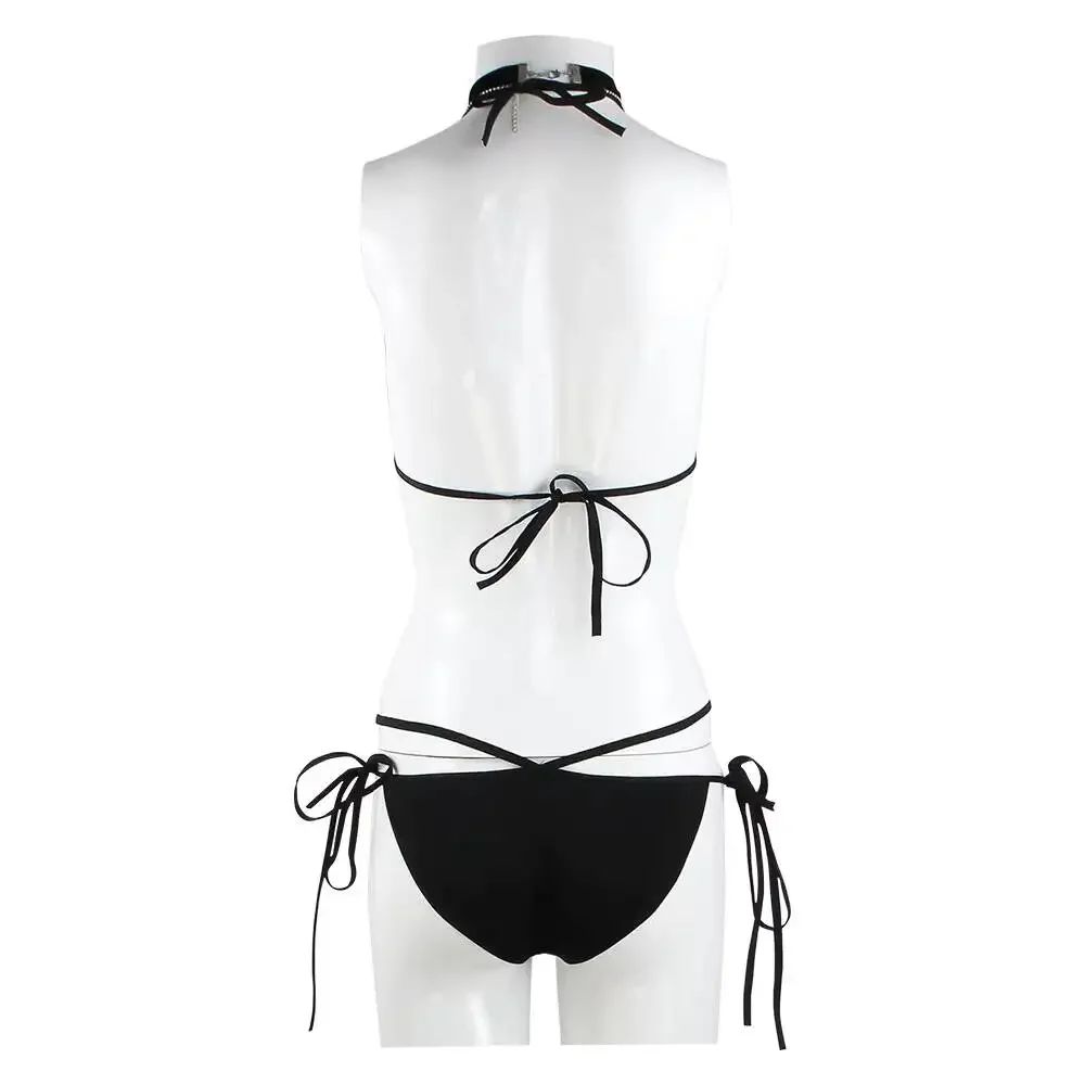 Anime My Dress-Up Darling Marin Kitagawa Bikini Cosplay Costume Swimsuit Summer Beach Swimwear Outfit Halloween Carnival Party