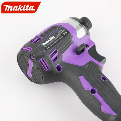 Parafusadeira de Impacto Sem Fio Makita 18V LXT com Motor Brushless Furadeira Elétrica Modos Madeira/Parafuso/T 180 N·M Ferramentas Elétricas Recarregáveis DTD173