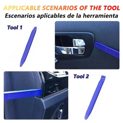 Kit de ferramentas para desmontar, kit de plástico, kit de clipes para porta de carro, painel de acabamento, rádio, painel de instrumentos, remoção de áudio, instalador, kit de reparo de conversão
