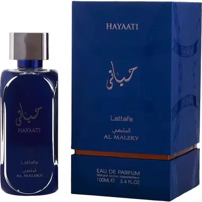 Amber and Citrus Fragrance Lattafa Hayaati Men's and Women's Perfume 100ml, Woody Scent, Long-lasting Guaranteed Gift
