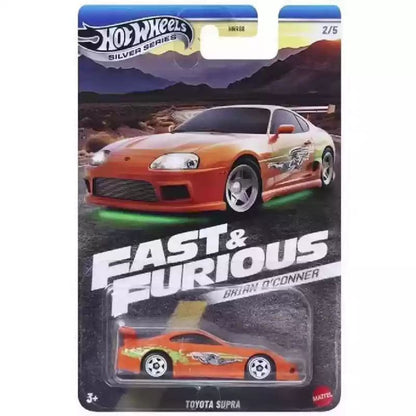 Hot Wheels Velozes e Furiosos HNR88-H Série Carro de Liga Leve Modelo 1/64 Toyota Subaru Mitsubishi Simulação de Carro Moderno Brinquedos de Carro Fundido