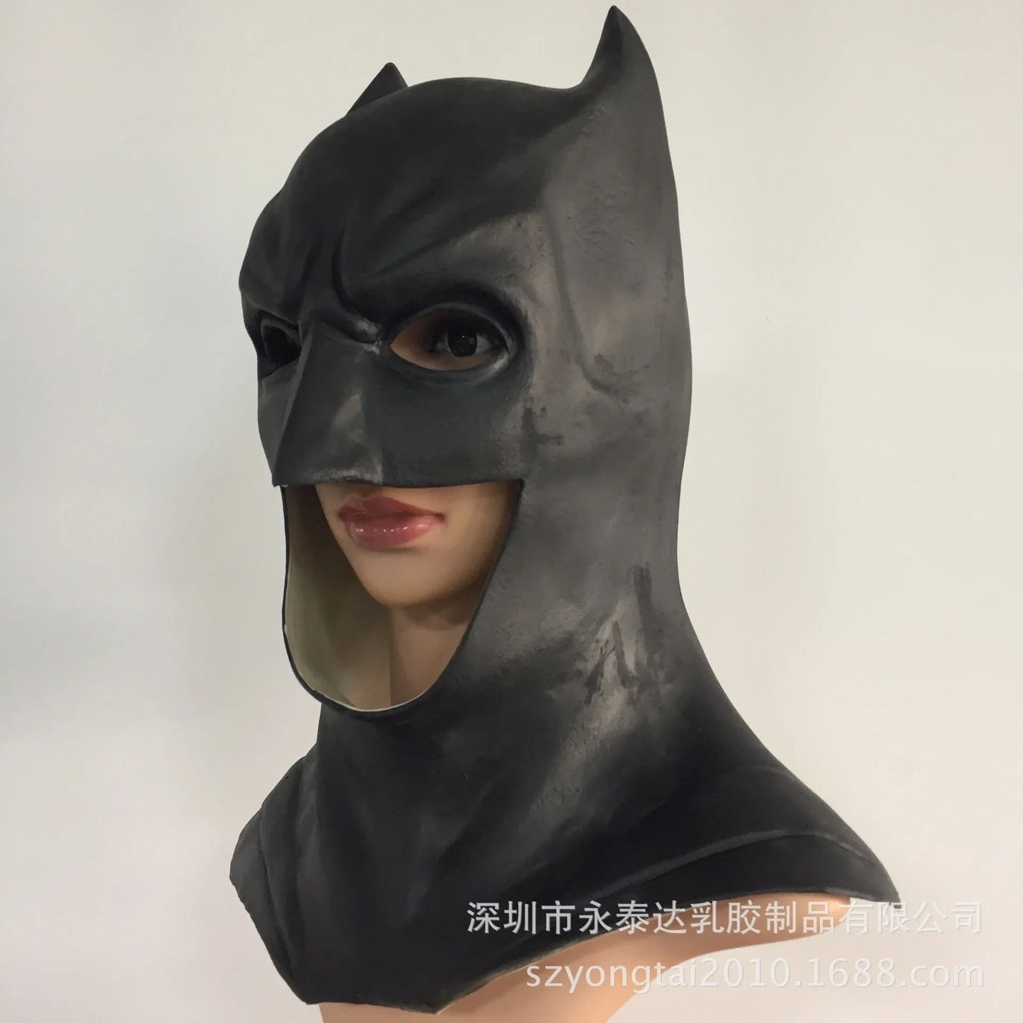 The Bruce Wayne Joker Cosplay Masks Bats Full Face Helmet Soft PVC Latex Mask Halloween Party Props