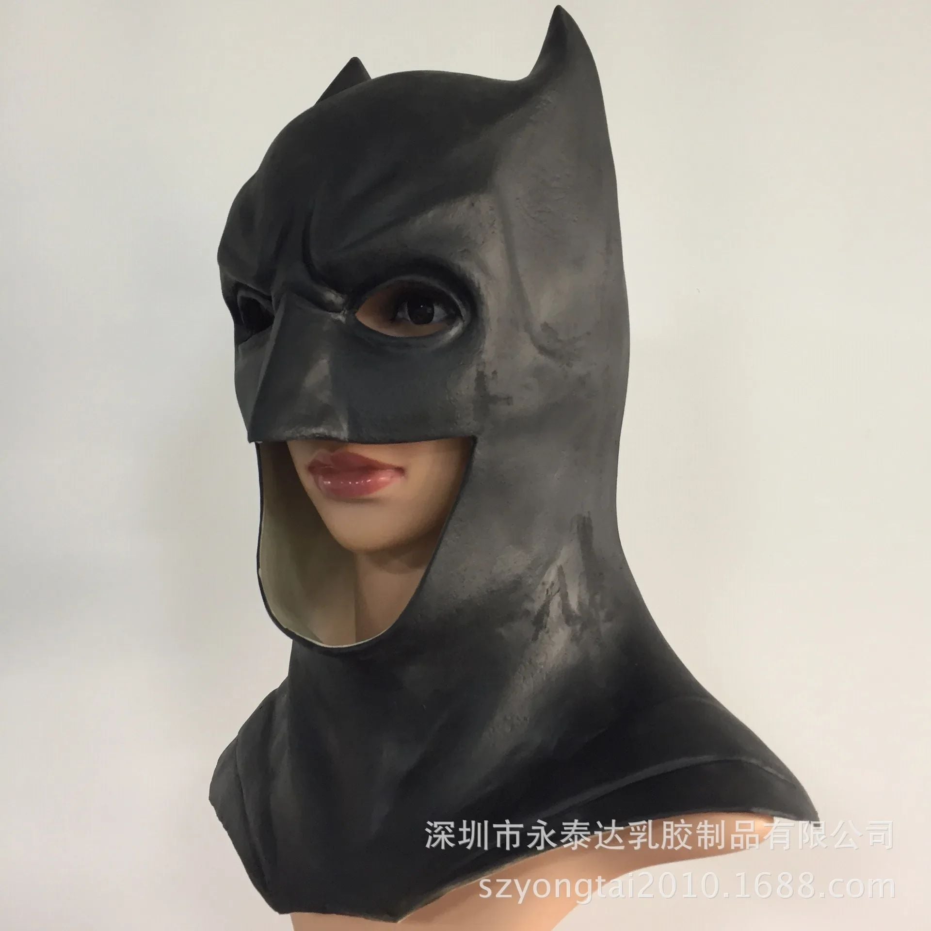 The Bruce Wayne Joker Cosplay Masks Bats Full Face Helmet Soft PVC Latex Mask Halloween Party Props
