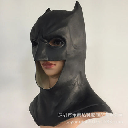 The Bruce Wayne Joker Cosplay Masks Bats Full Face Helmet Soft PVC Latex Mask Halloween Party Props
