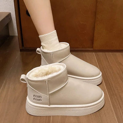 New Winter Fashion Model Thick-soled Warm Snow Boots Plus Velvet Sexy Cotton Shoes Comfortable Casual Women Boots Zapatos Mujer