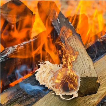 Natural Fire Starter10 Pcs , Wax Wood Stick, Suitable For Fireplace, Barbecue Stove, Charcoal Ignition