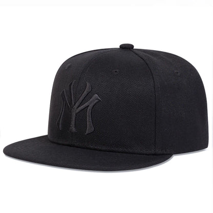 Chapéu Unissex Bordado com Letras Hip-hop, Moderno, Primavera, Outono, Ajustável, Casual, Boné de Beisebol, Chapéu de Proteção Solar