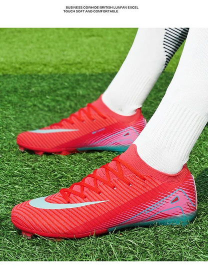 New Men Soccer Shoes Ultralight Cleats Outdoor Football Boots Unisex Hot Sale Women Match FG Sneakers High-quality Professional