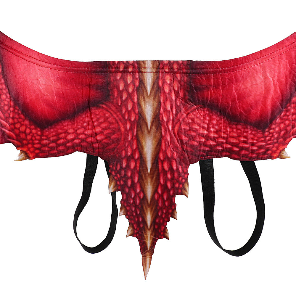 Adult  New Year Decoration Carnival Party Animal Costume cosplay Dinosaur dragon demon Face mask and wings