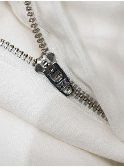 BC Elastic, comfortable and breathable summer men's versatile casual loose white shorts