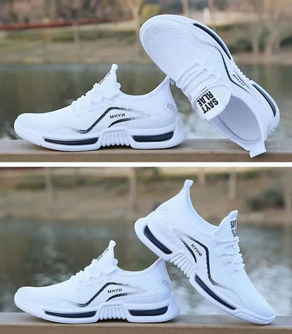 Tênis Masculino Slip-on Fashion Tênis Esportivo Masculino para Corrida Respirável para Academia Treino Caminhada Tênis Antiderrapante para Exercício