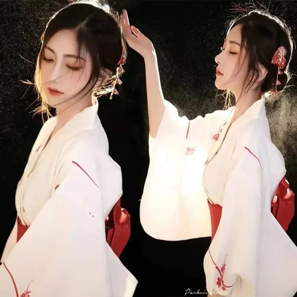Fashion Photography Clothes Party Dress Japanese Kimono Cosplay Yukata Women Clothing Traditional Ethnic Style Streetwear Stage