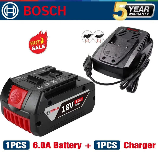 ?Original Bosch Professional Lithium Battery 18V  for Bosch BAT609 BAT609G BAT618 BAT618G Rechargeable Power Tool Batter?  y