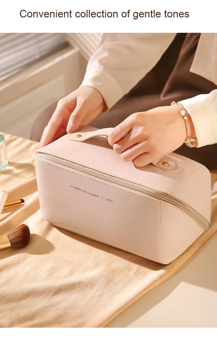 Makeup Organizer Female Toiletry Kit Bag Make Up Case Storage Bags Pouch Luxury Lady Box Portable Zip Cosmetic Bag for Travel