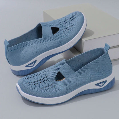 Women's Shoes 2025 Spring New Middle aged and Elderly Mom Shoes Soft soled Breathable Women's Casual ShoesSports Shoes