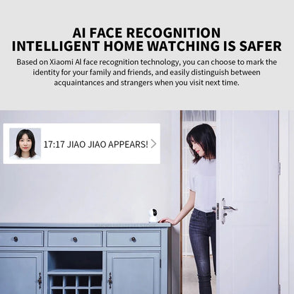 Xiaomi 360° Smart Home Security Camera Mi PTZ 2K Webcam 1296P 3 Megapixel AI Human Detection Night Vision Webcam Chinese Version