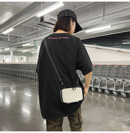 2025 New Men's Bag Fashion Trend Shoulder Bag High Quality Design Crossbody Bag PU Light Luxury Handbags ????? HOT SALE
