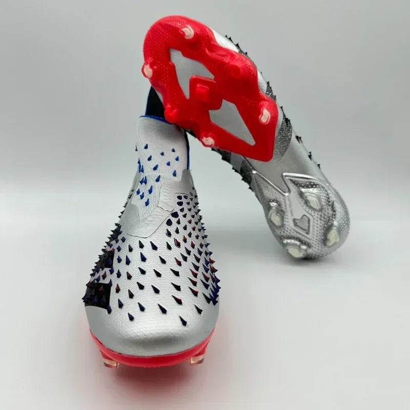 New Men Football Field Boots Professional Original Soccer Shoes Resistant Unisex Comfortable Ankle Cleats Football Shoes Outdoor