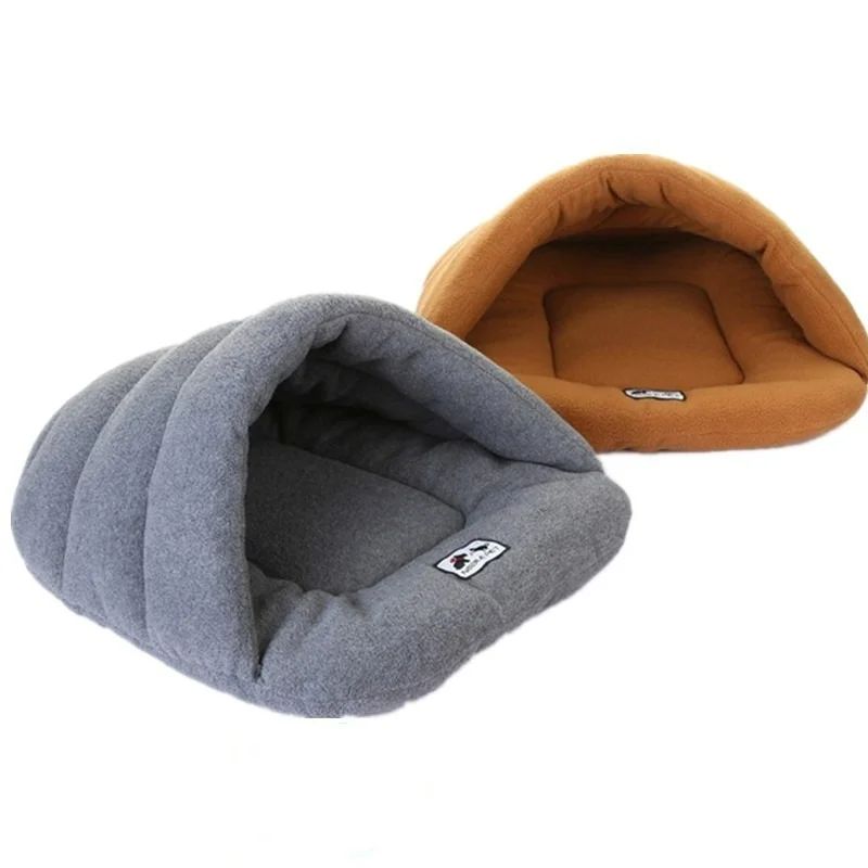 Cama de Casinha para Cães Pequenos Gatos Inverno Quente Caminhas para Cães Cavernas Ninhos Moda Chinelos em Forma de Canil para Cães Suprimentos para Animais de Estimação