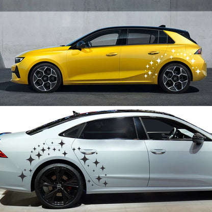 Adesivo Gráfico Car Star para Porta Roda Sobrancelha Decalque de Vinil Acessórios de Tuning para Audi VW Ford BMW Toyota Honda Peugeot Renault