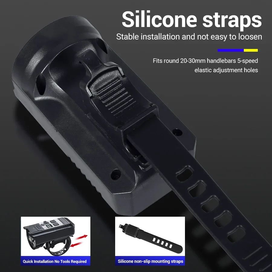 Rechargeable Bike Bicycle Front Lights 9 LED MTB Road Bike Headlight Tail Warning Lamp Waterproof Flashlight Cycling Accessories