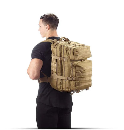 Mochila Tática Militar Exército 60L Masculina de Viagem Grande Capacidade Mochilas Masculinas Impermeáveis Esportes ao Ar Livre Bolsas Multifuncionais