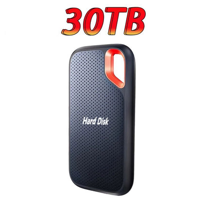 Portable SSD External Hard Drive 4TB USB3.2 Type-C External Storage Compatible with Laptop/PC/Mac Shockproof Plug&Play Hard Disk