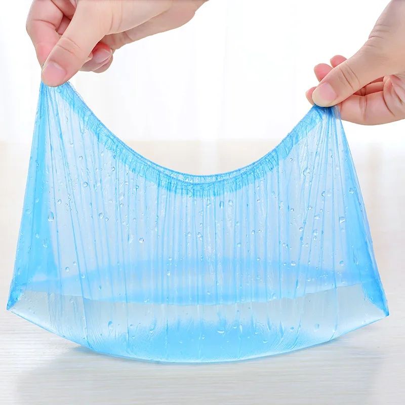 100-1000pcs Disposable Waterproof Shoe Cover Plastic Non-slip Foot Cover Indoor PE Padded Overshoes Rain Mud-proof Shoe Cover