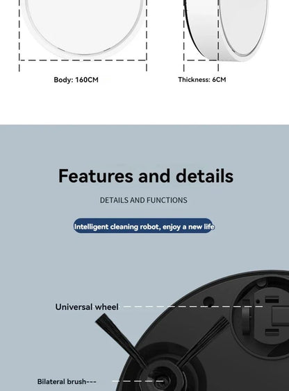Xiaomi Mini Vacuum Cleaning Robot Smart Mopping Suction And Sweeping Integrated Fully Automatic Home Cleaning Sweeping Robot